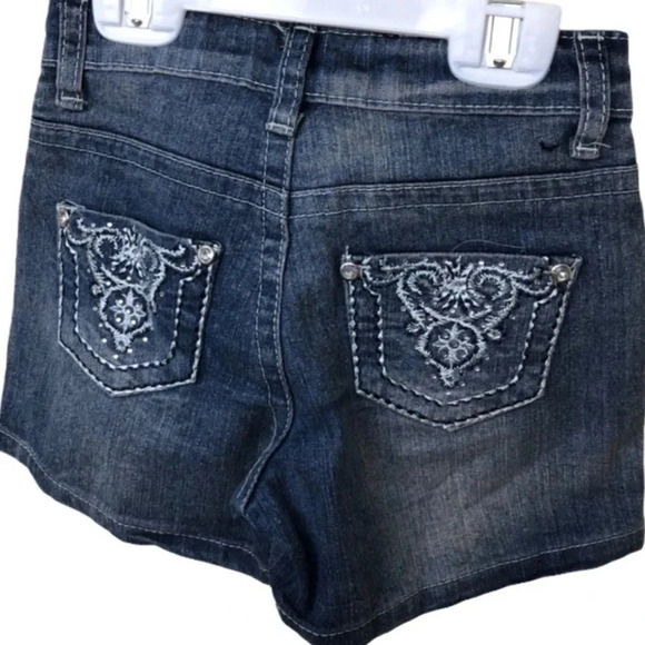 MISS JEANS NWOT GIRLS JEAN SHORTS BOTTOMS SIZE 4 - Picture 2 of 3